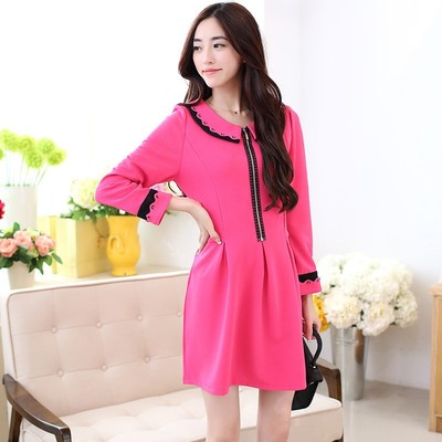 2014秋裝新款韓版女裝 大碼顯瘦A字裙，OL氣質連衣裙的時尚潮流