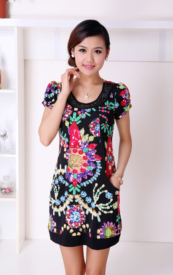 2014新款夏季短袖連衣裙廠家批發 價格、圖片與供應商全解析